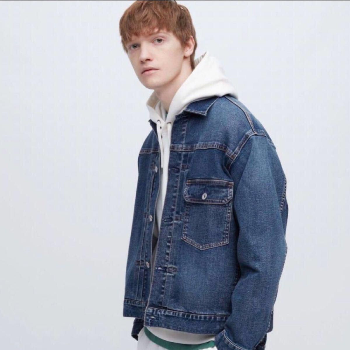 ユニクロ デニムジャケット L 1st ブルー UNIQLO GU Gジャン ユニクロ デニムジャケット L 1st ブルー UNIQLO GU Gジャン
