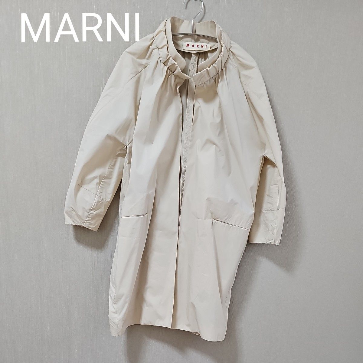 綺麗です。マルニ MARUNI コート スプリングコート MARNIマルニ ナイロンコート ロングコート スプリングコート36