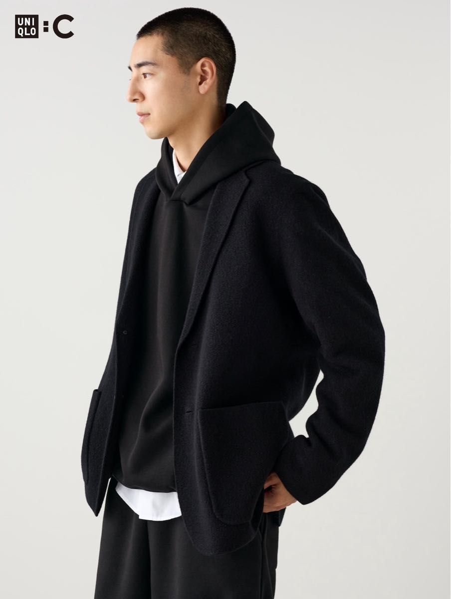 新品未使用ユニクロシーUNIQLO Cニットジャケット黒Mサイズ 新品未使用ユニクロシーUNIQLO Cニットジャケット黒Mサイズ