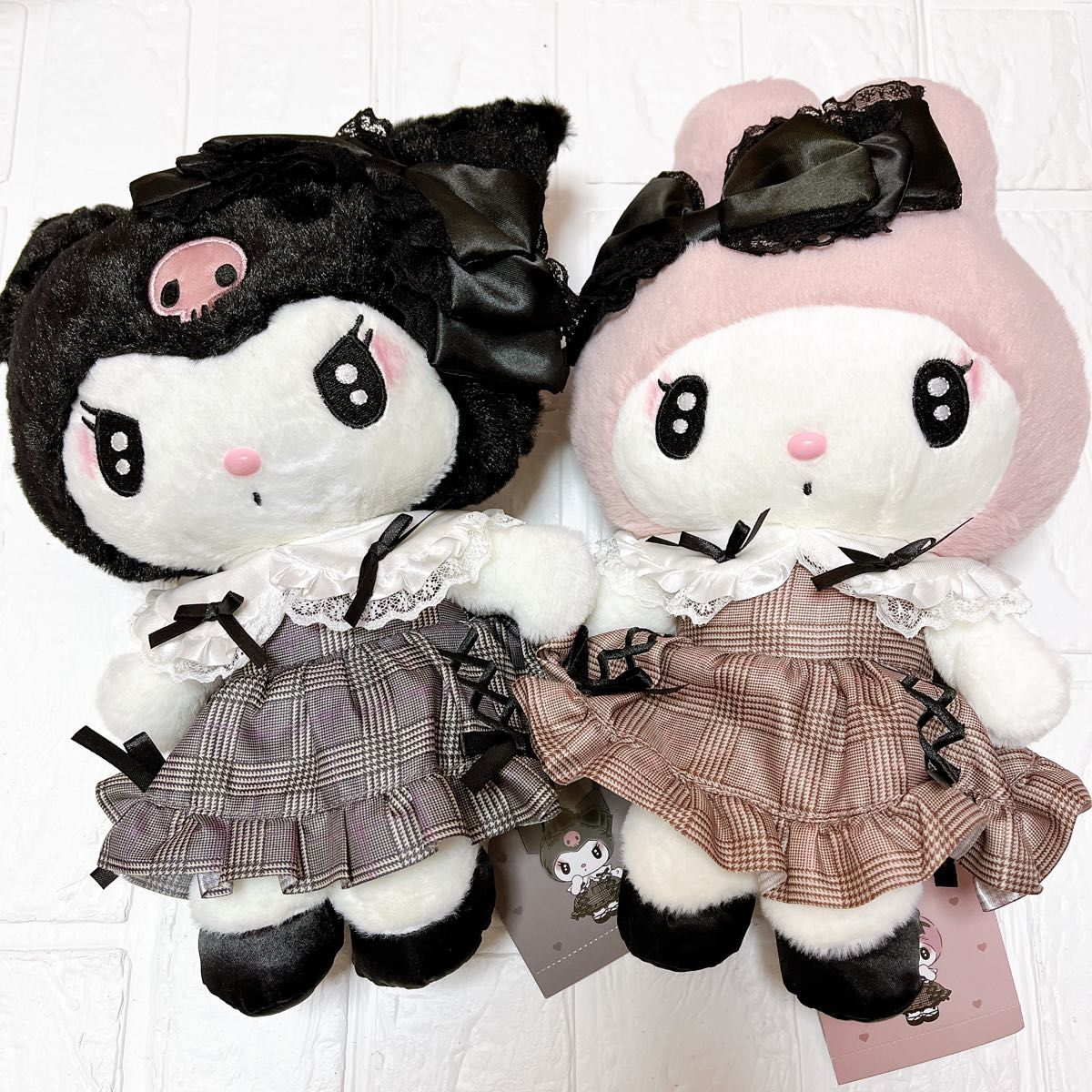 サンリオ クロミ マイメロディ ぬいぐるみ 2個セット 秘密の サンリオ クロミ マイメロディ ぬいぐるみ 2個セット 秘密の