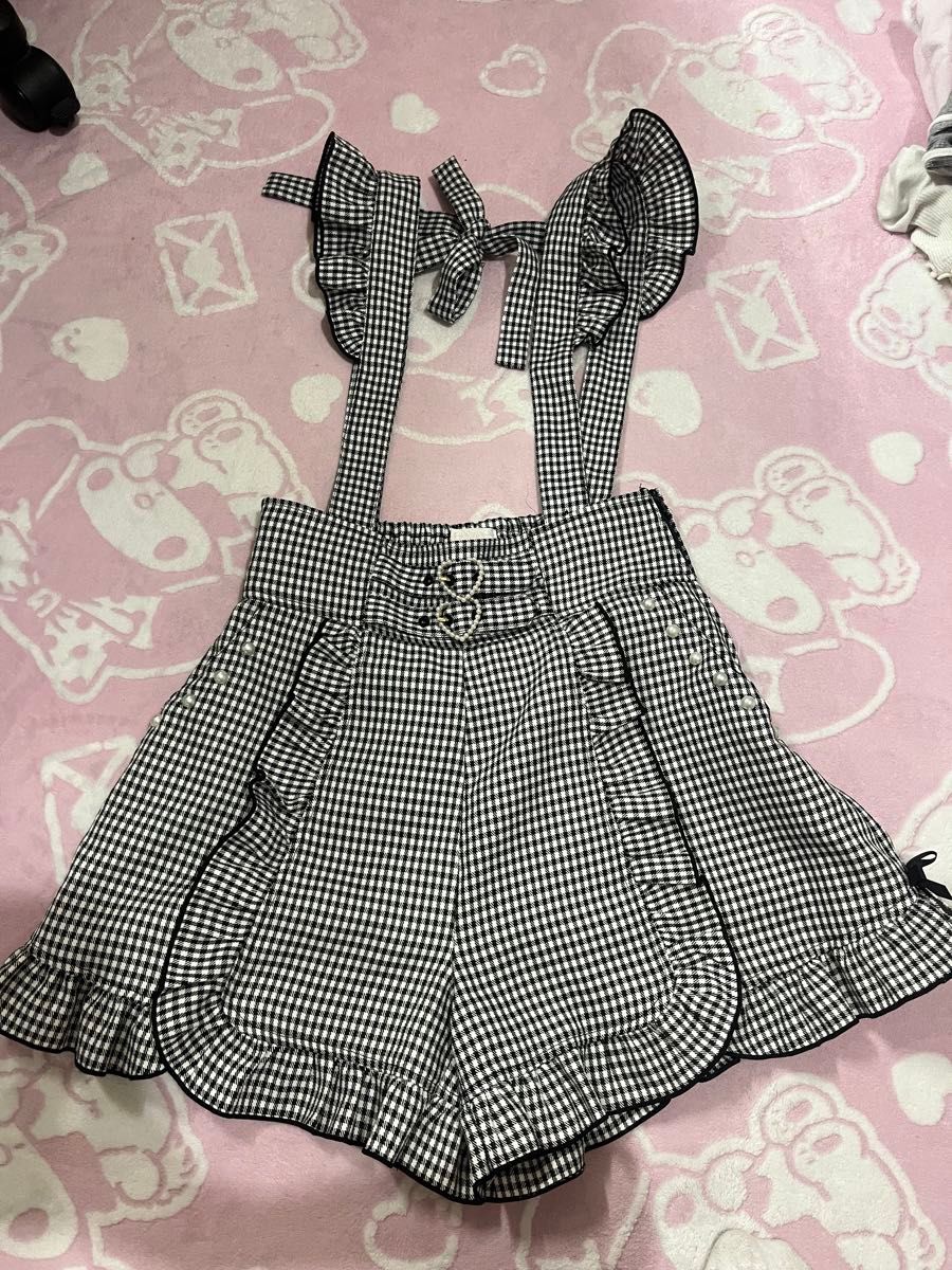 LIZLISA サスペンダー付きショートパンツ チェック|Yahoo LIZLISA サスペンダー付きショートパンツ チェック|Yahoo