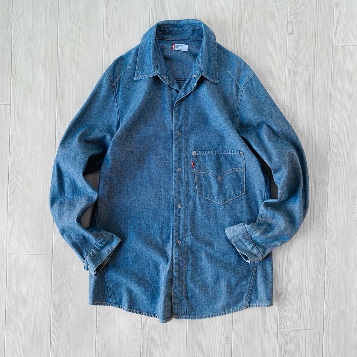 リーバイス Levi's エンジニアード デニムシャツ 立体裁断 長袖 リーバイス Levi's エンジニアード デニムシャツ 立体裁断 長袖