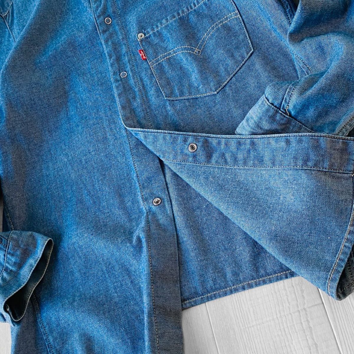 リーバイス Levi's エンジニアード デニムシャツ 立体裁断 長袖 リーバイス Levi's エンジニアード デニムシャツ 立体裁断 長袖