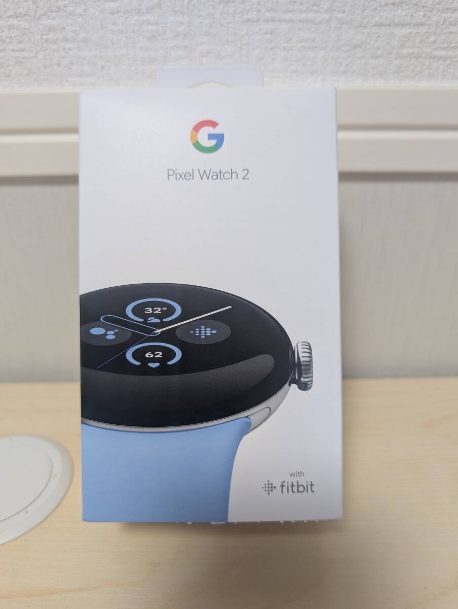 【中古】Google Pixel watch 2 wifi版 Polished Silver/Bay