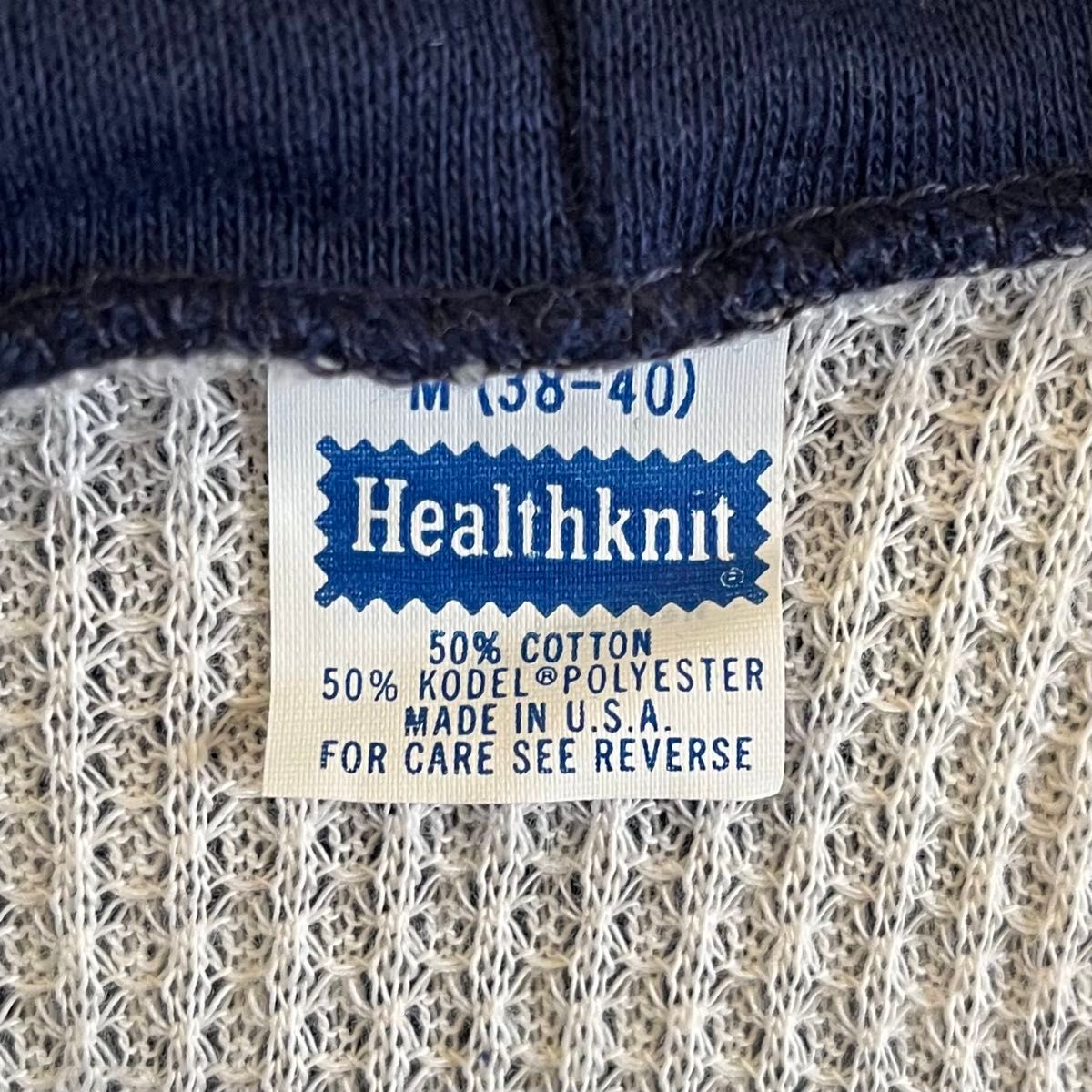 70s Healthknit】デッドストック ジップパーカー ダブルフェイス 70s Healthknit】デッドストック ジップパーカー ダブルフェイス
