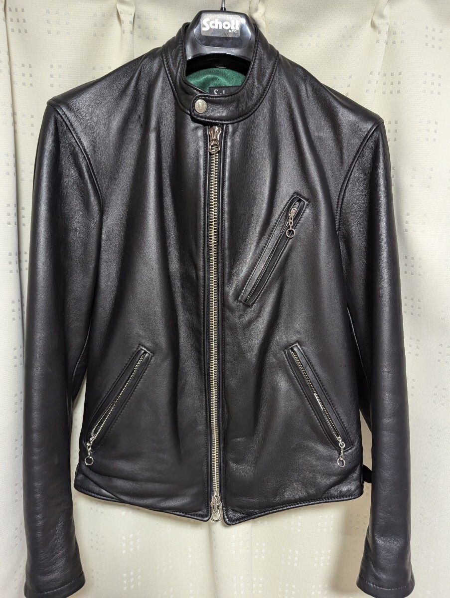 ショット Schott 244US 36 シングルライダースジャケット ショット Schott 244US 36 シングルライダースジャケット