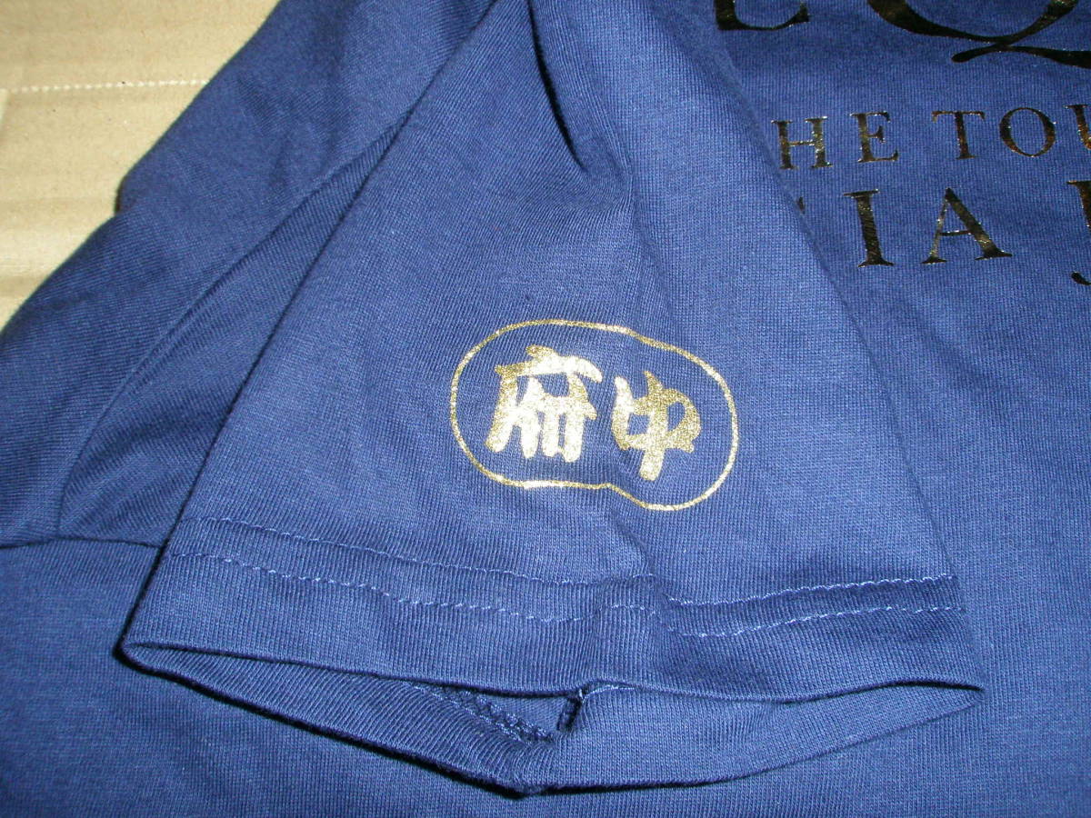 MISIA SOUL QUEST THE TOUR OF MISIA JAPAN 府中 Tシャツ Ｓ サイズ 半袖 紺 2011年 ラメプリント_画像8