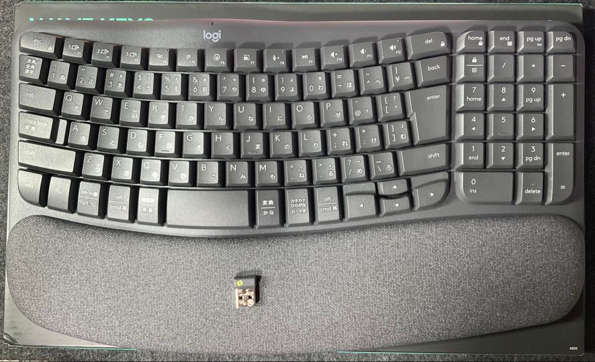 ほぼ未使用 ロジクール WAVE KEYS K820 エルゴノミック ほぼ未使用 ロジクール WAVE KEYS K820 エルゴノミック