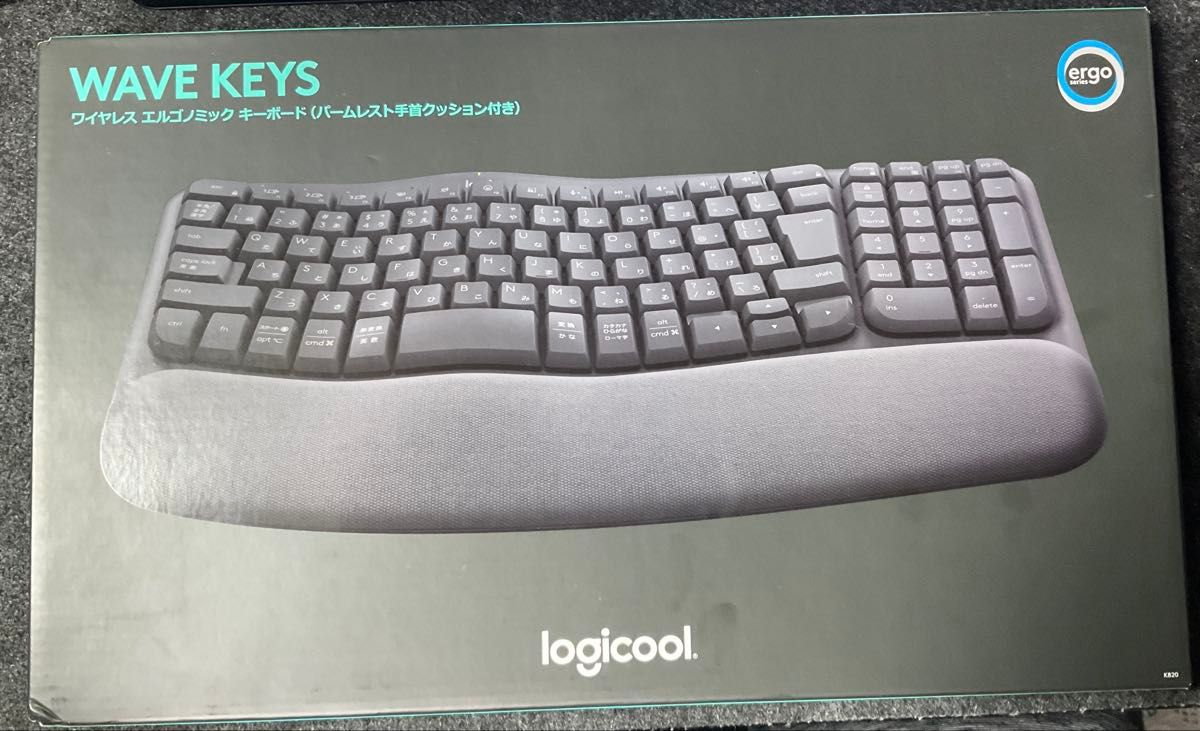 ほぼ未使用 ロジクール WAVE KEYS K820 エルゴノミック ほぼ未使用 ロジクール WAVE KEYS K820 エルゴノミック