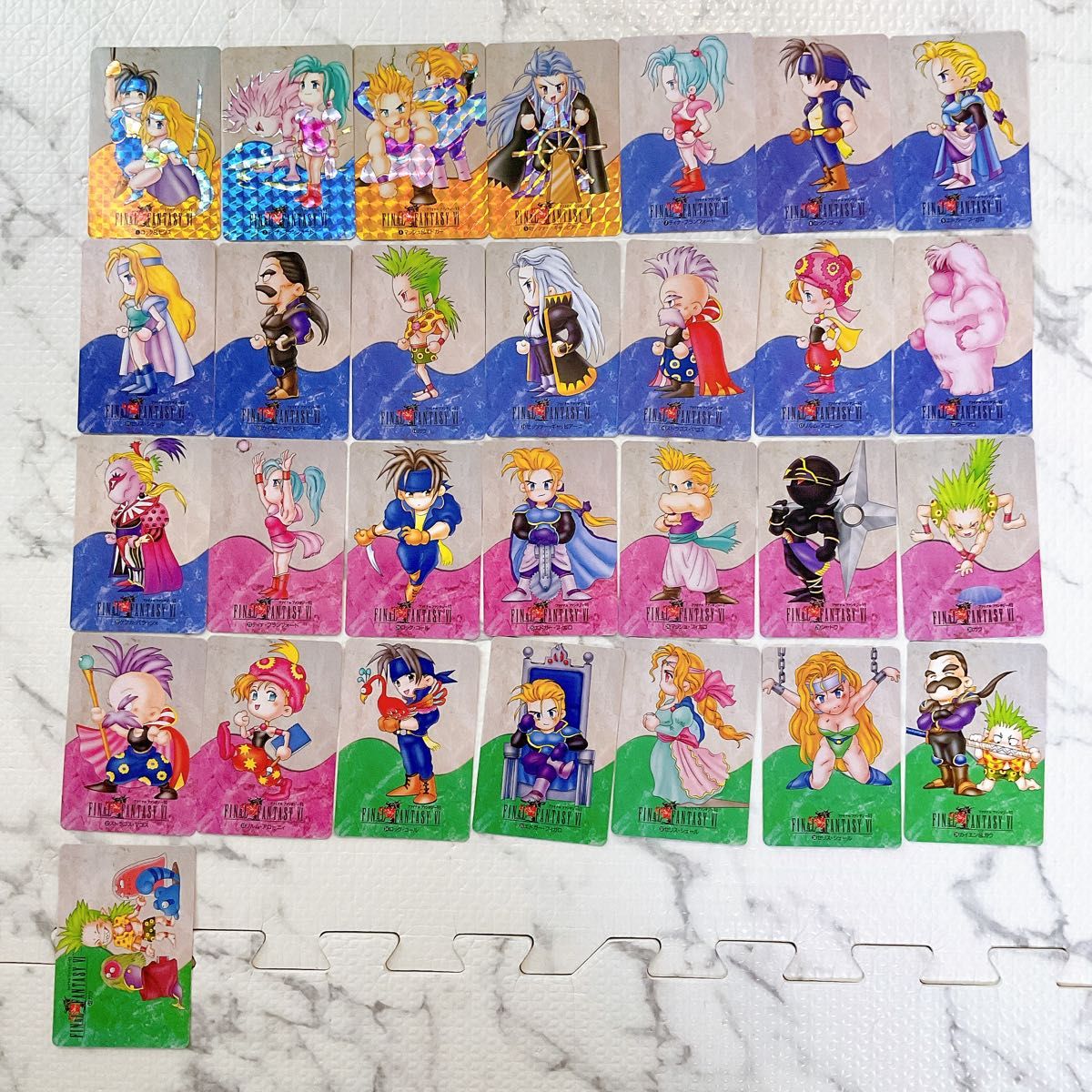 極美品】ファイナルファンタジーVI (6)カードダス 29枚セット 極美品】ファイナルファンタジーVI (6)カードダス 29枚セット