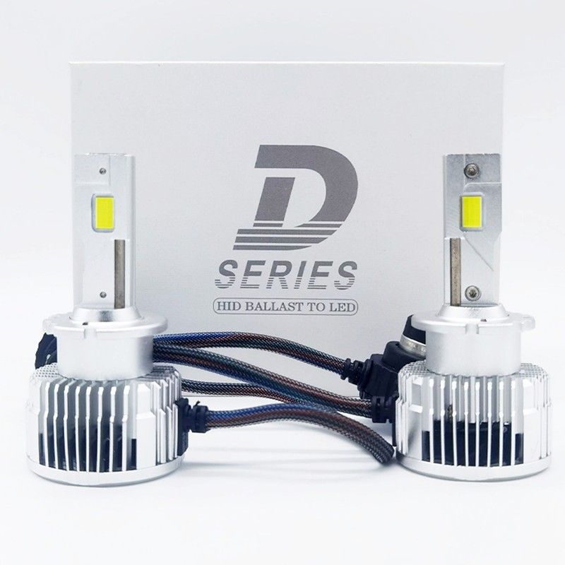 HIDをLED化 D2S/D2R 車検対応 28,000LM LEDヘッドライト バルブ ポン付け キャンセラー内蔵 LF-222