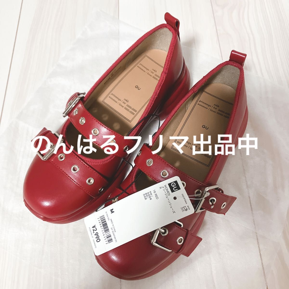 新品未使用 コラボ gu rokh ジーユー ロク メリージェーン 新品未使用 コラボ gu rokh ジーユー ロク メリージェーン