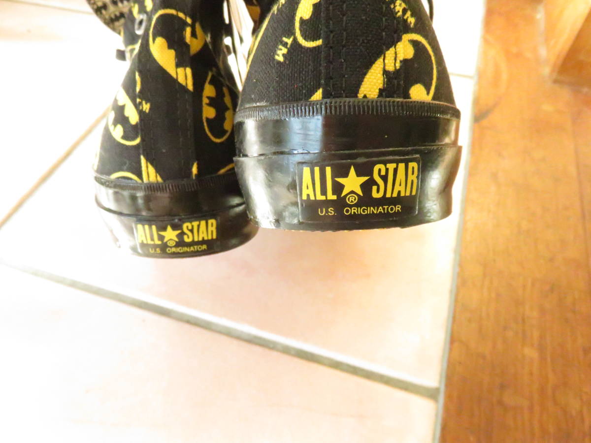 新品★COVERSE ALL STAR HI コンバース オールスター バットマン デザイン ハイカット メンズ スニーカー 靴 26.5ｃｍ_画像6