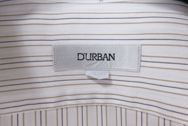  Durban D\'URBAN long sleeve dress shirt stripe 40/80 M