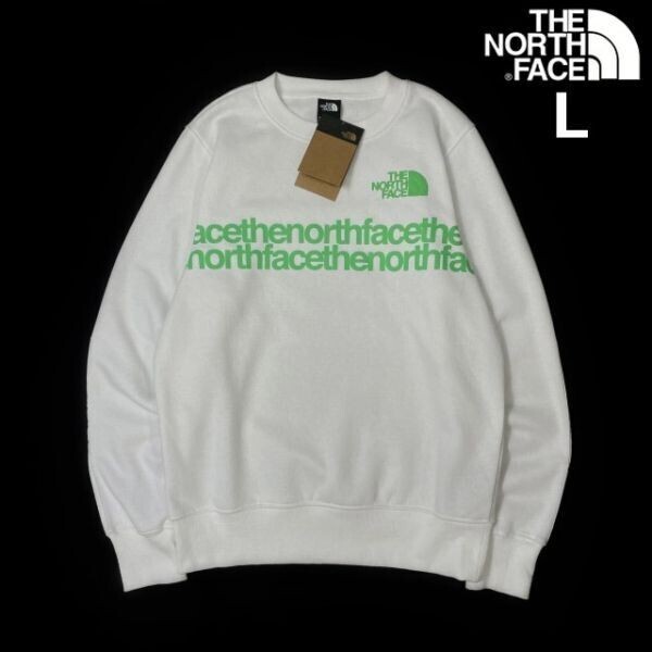 売切り【正規新品】THE NORTH FACE◆LOGO PULLOVER CREW トレーナー スウェット US限定 ロゴ刺繍 裏起毛 (M)グレー181130-28 1円~!売切!【正規新品】THE NORTH FACE LOGO PULLOVER CREW