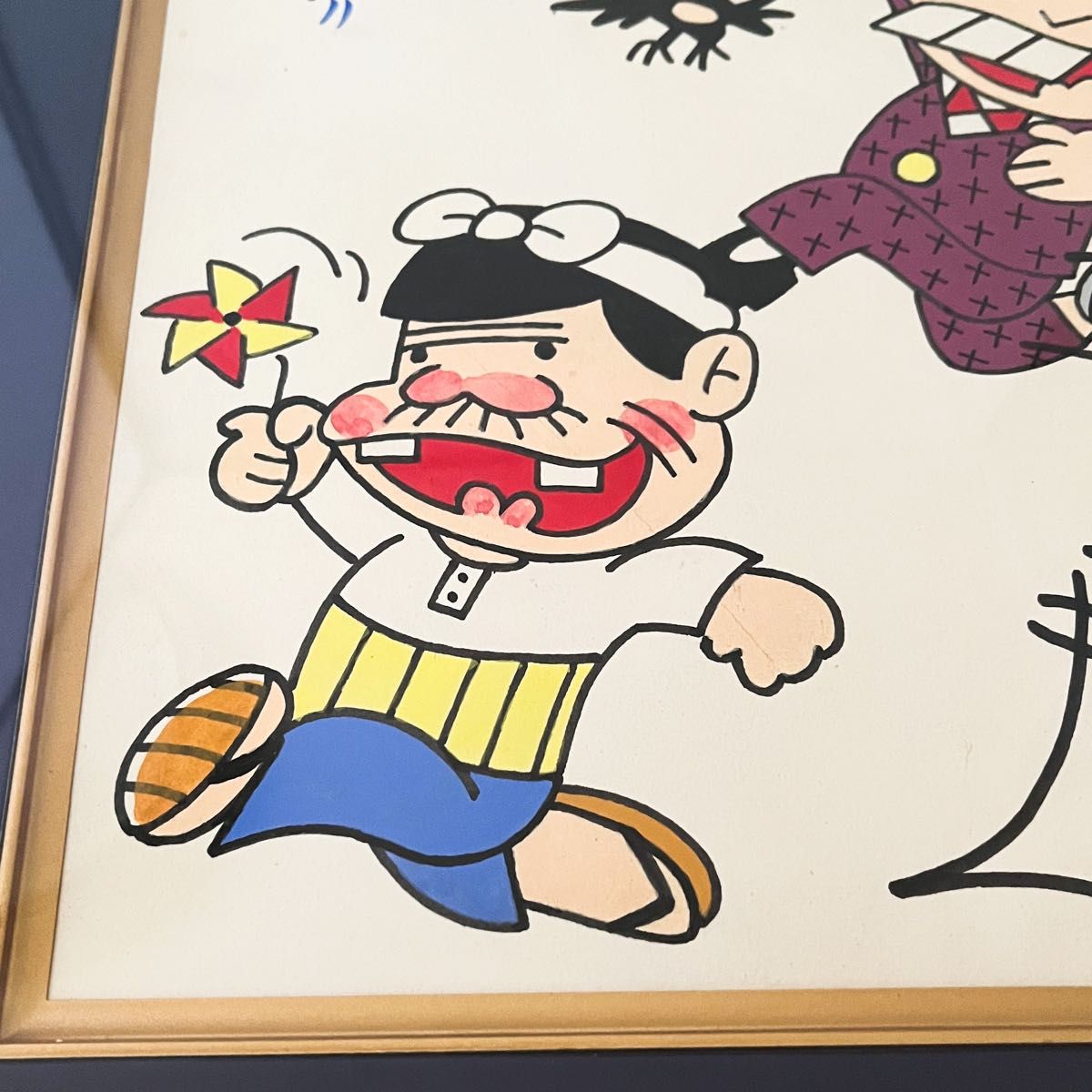 赤塚不二夫 サイン色紙 額縁入り イヤミ バカボンのパパ 絵画 赤塚不二夫 サイン色紙 額縁入り イヤミ バカボンのパパ 絵画