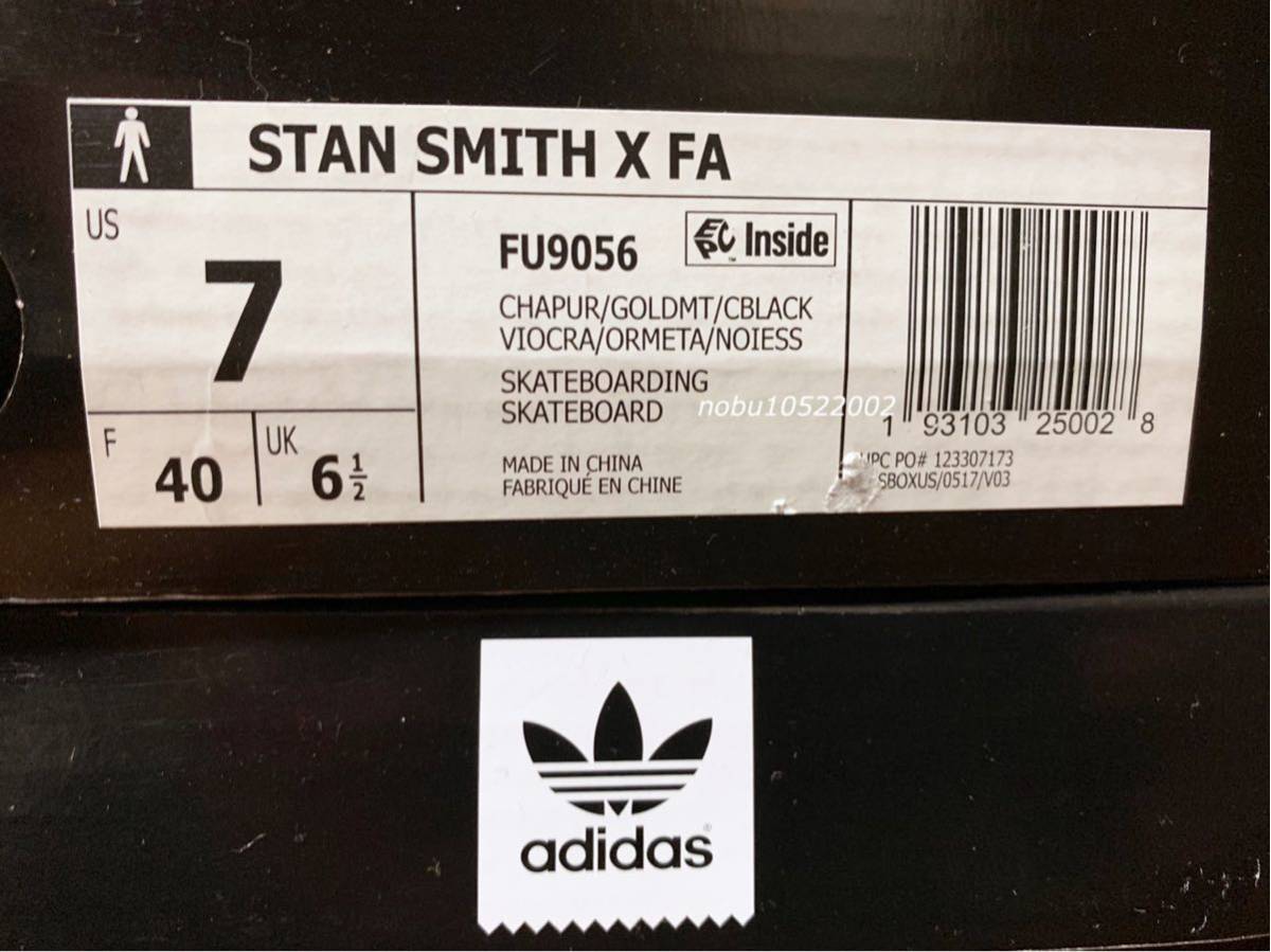 新品【 Fucking Awesome ( ファッキン・オーサム ) 】 Adidas STAN SMITH × FA アディダス スタンスミス 28cm US10_画像4