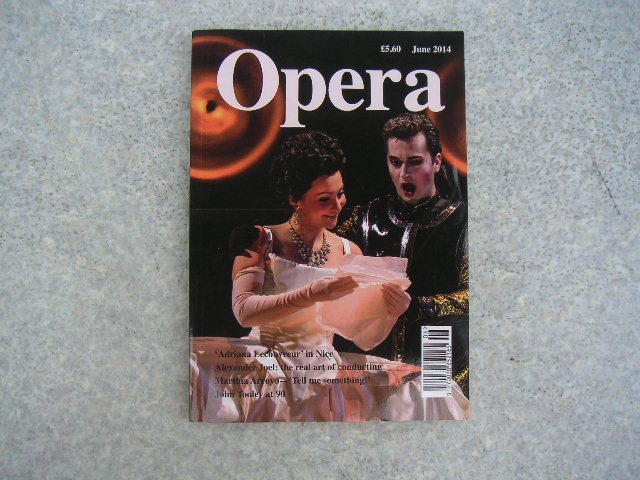 ∞　Opera June 2014　小型本　Cabell Publishing、刊　●洋書です、英文表記●_写真のものが全てです、写真でご判断下さい