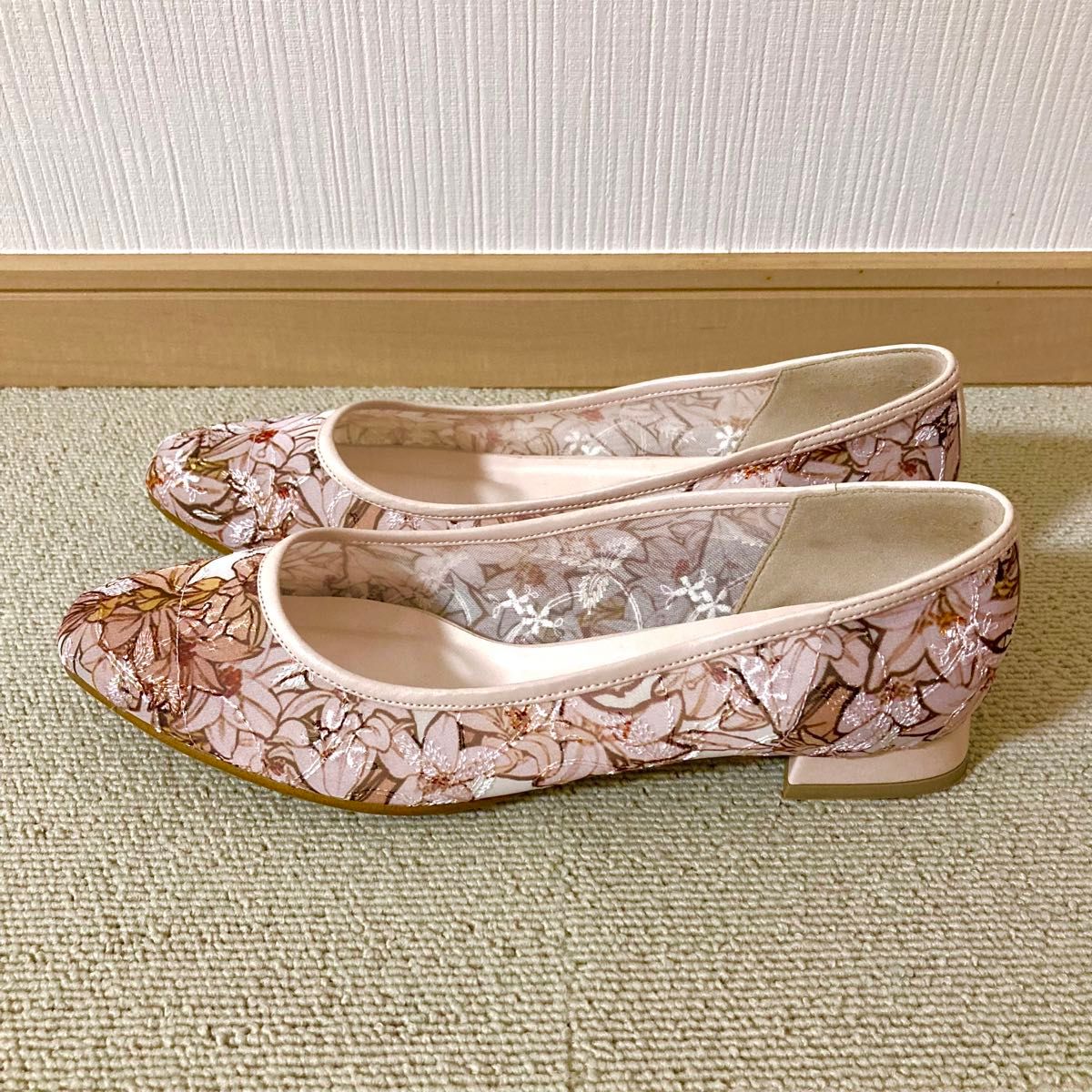 DIANA ダイアナ パンプス 絵画シリーズ ミュシャ 花 24 5cm 日本 DIANA ダイアナ パンプス 絵画シリーズ ミュシャ 花 24 5cm 日本