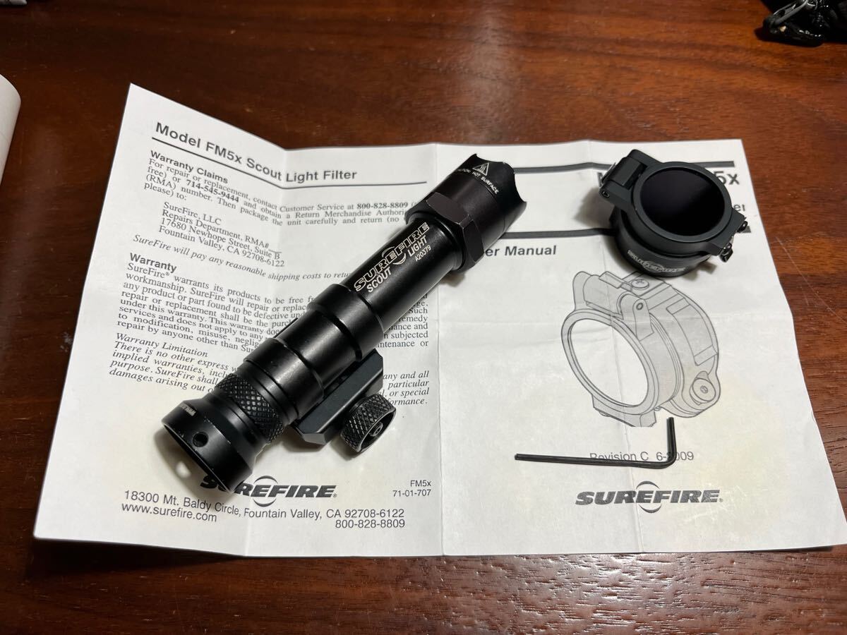 Bibian 比比昂- 実物SUREFIRE M600 B FM53IR フィルターシュア Bibian 比比昂- 実物SUREFIRE M600 B FM53IR フィルターシュア