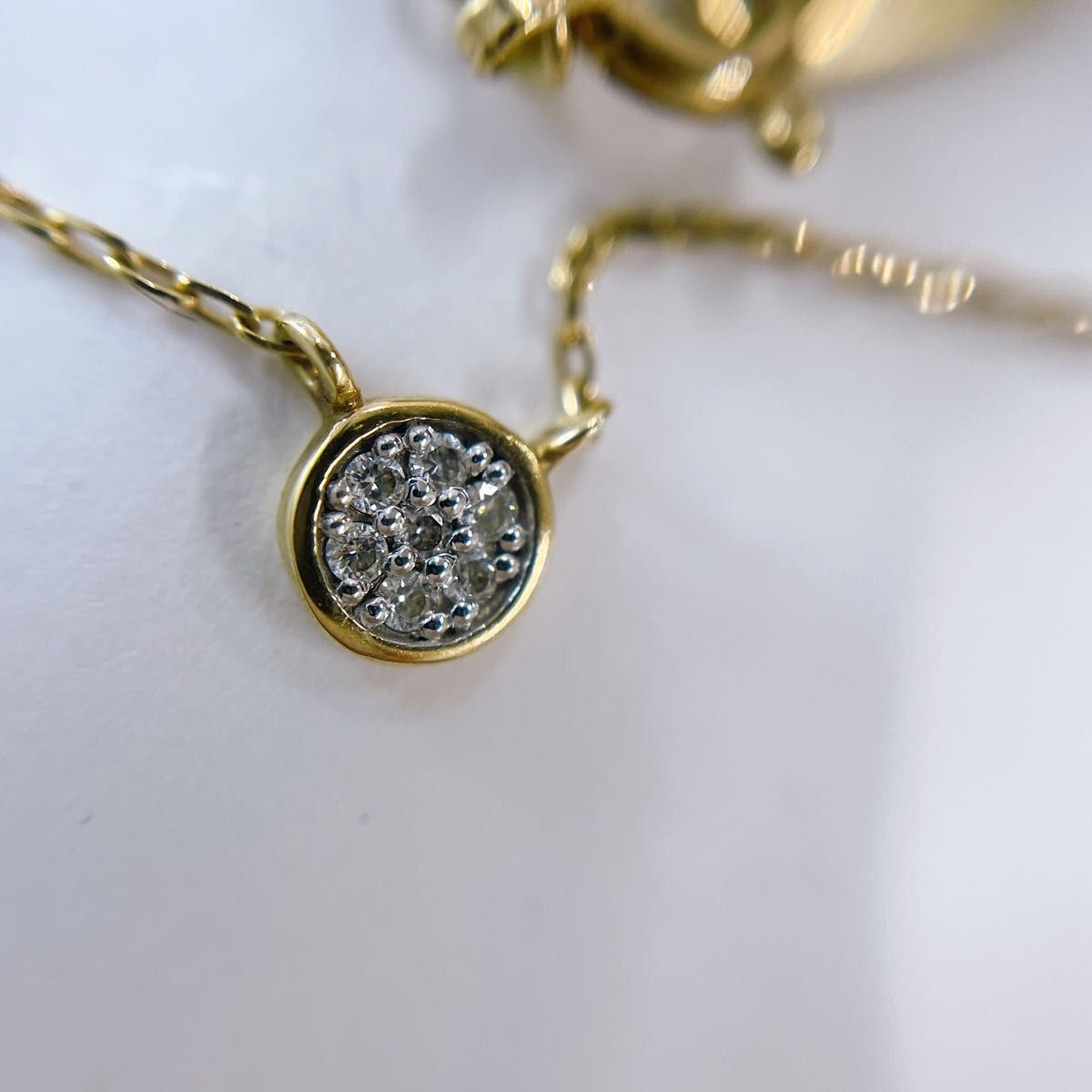 ete エテ ネックレス ブリリアント K10 ダイヤモンド 0 02ct ete エテ ネックレス ブリリアント K10 ダイヤモンド 0 02ct