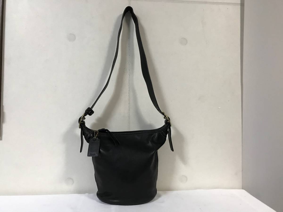 極美品本物コーチCOACH本革レザーショルダーバッグメッセンジャー ...