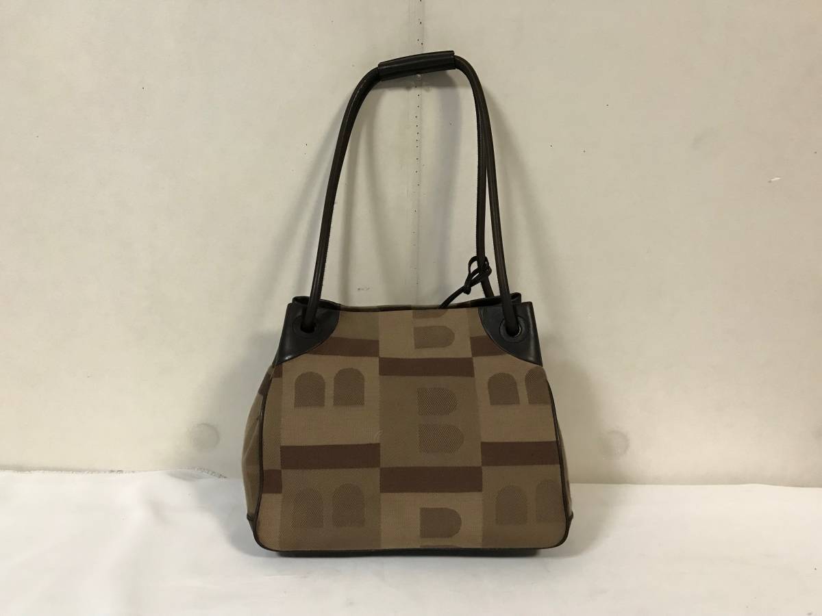 美品本物バリーBALLY本革レザーキャンバストートバッグボストンバック