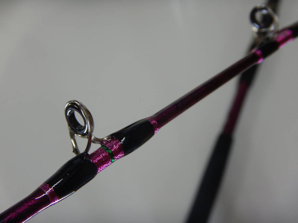 通販生活 ファッション 新品★1.8m★船竿★7:3◆先調子◆錘20~60号★ダブルラッピングガイド★スピニングリール用(ベイトリールも対応)高密度グラスソリッド その他