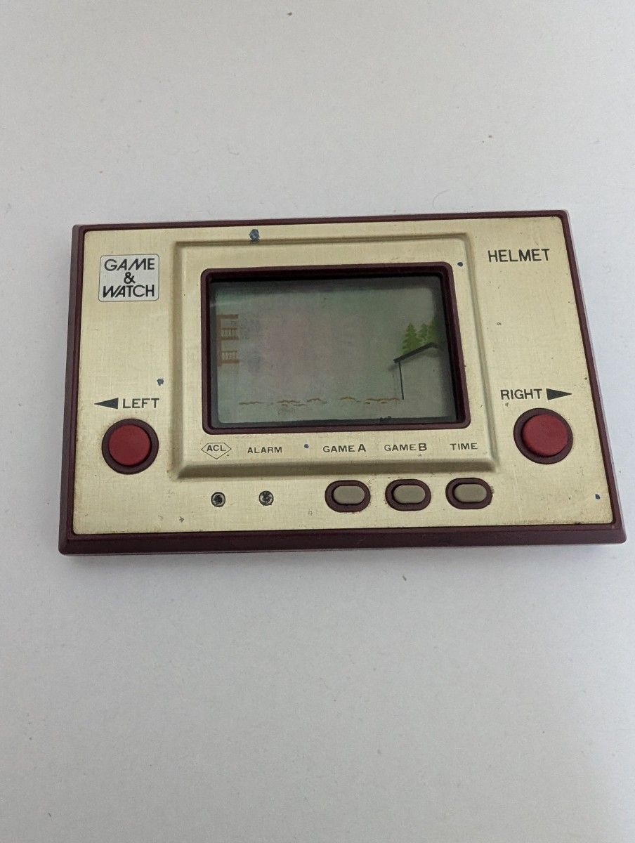 反射板、偏光板交換済 動作品 任天堂 ゲームウォッチ ヘルメット 反射板偏光板交換済 ゲームウォッチ ヘルメット|Yahoo!フリマ
