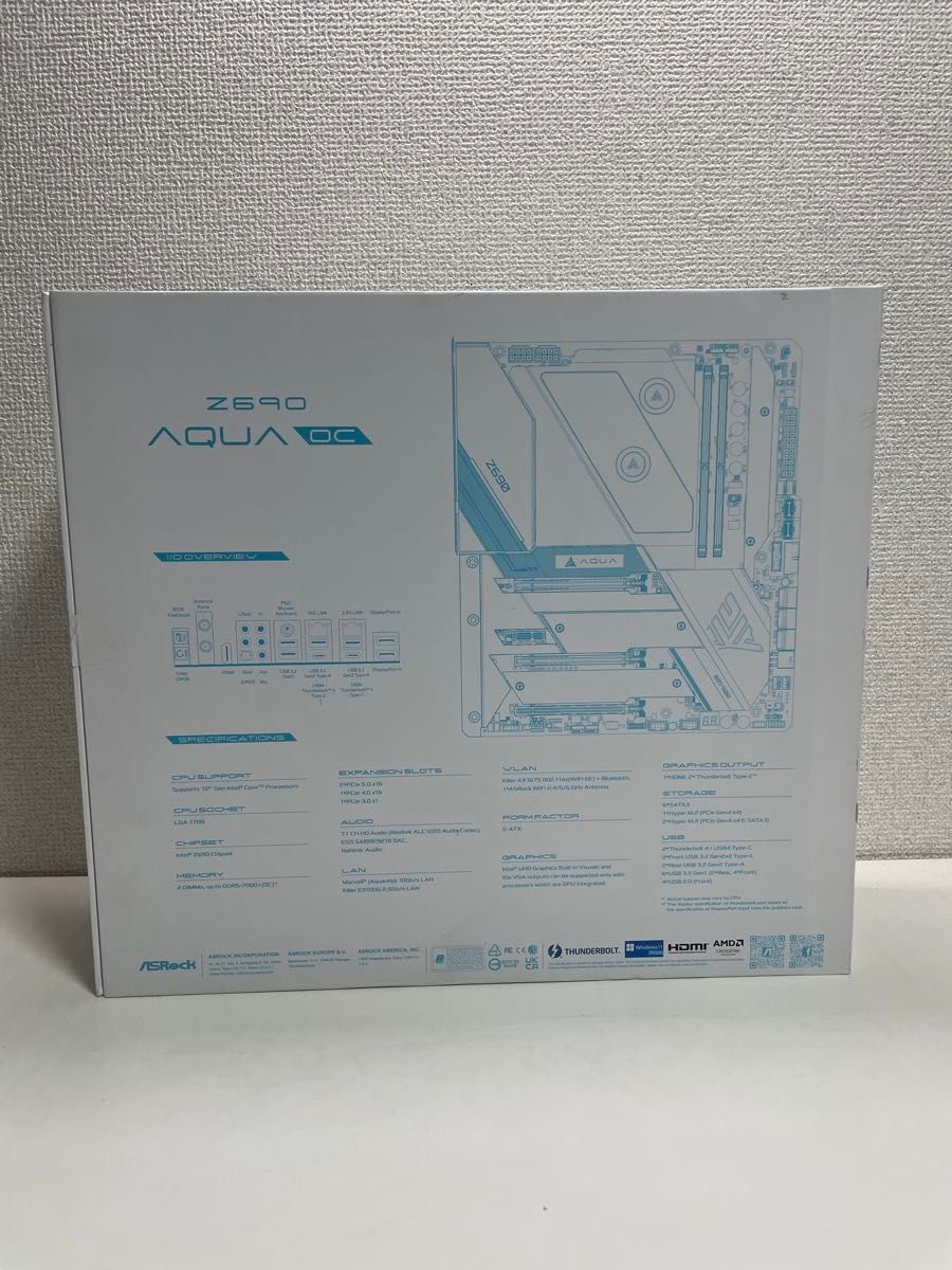 世界500台限定版 新品未開封ASROCK Z690 AQUA OC モデル|Yahoo 世界500台限定版 新品未開封ASROCK Z690 AQUA OC モデル|Yahoo