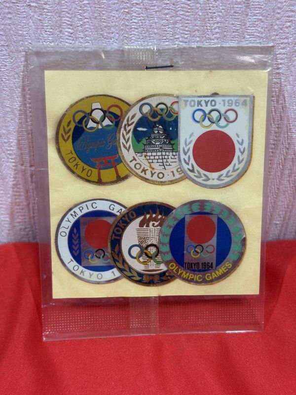 希少 当時物 1964年 東京オリンピック 公式 記念マーク シール 希少 当時物 1964年 東京オリンピック 公式 記念マーク シール