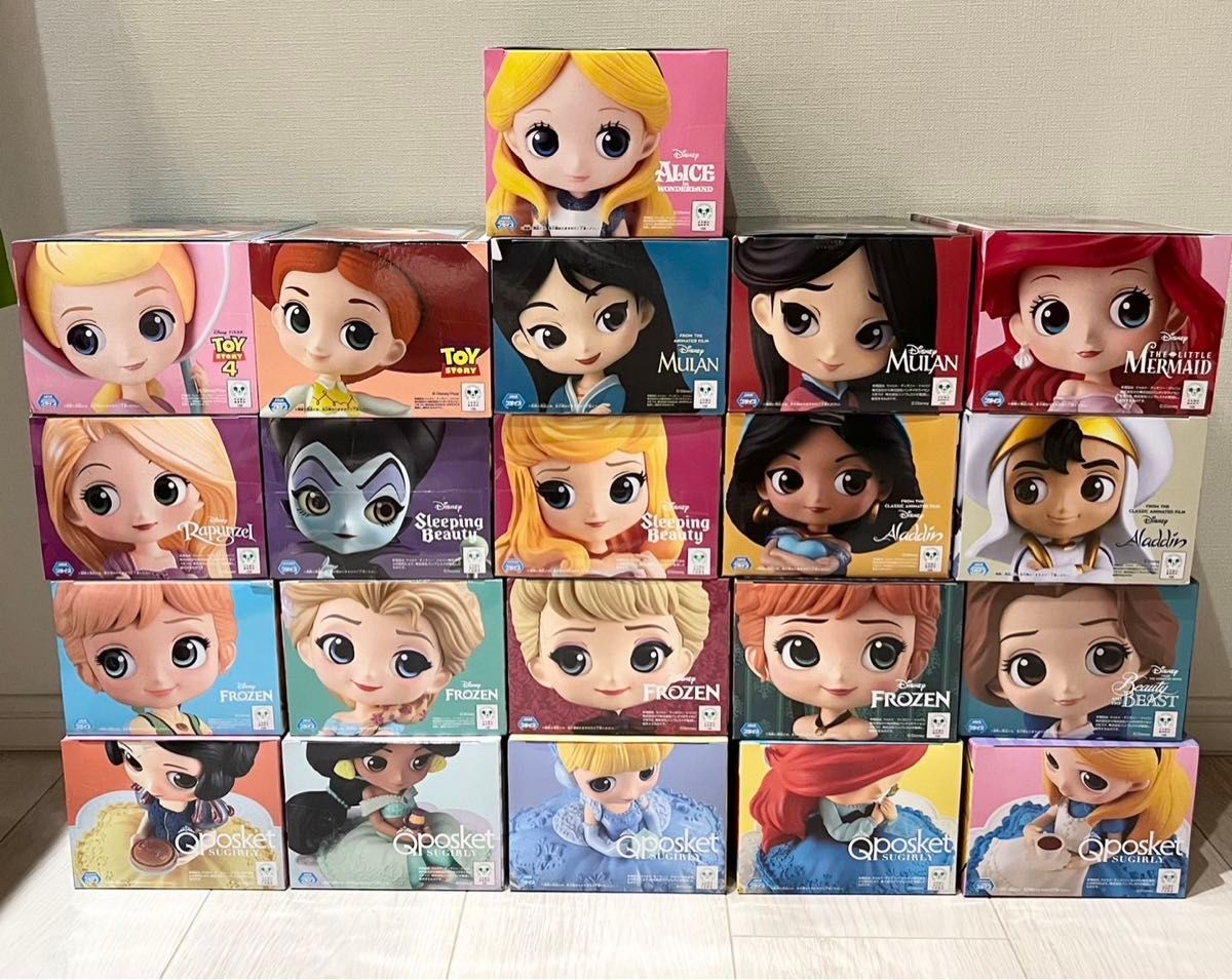 Qposket キューポスケット ディズニー DISNEY 21点セット Qposket キューポスケット ディズニー DISNEY 21点セット