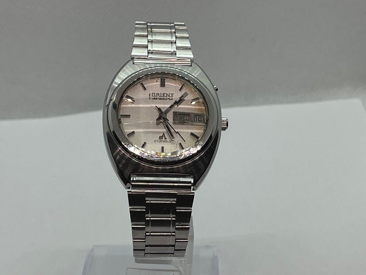 ORIENT クロノエース自動巻き腕時計 稼働品 ORIENT CHRONO ACE オリエント クロノエース 自動巻腕時計 9面