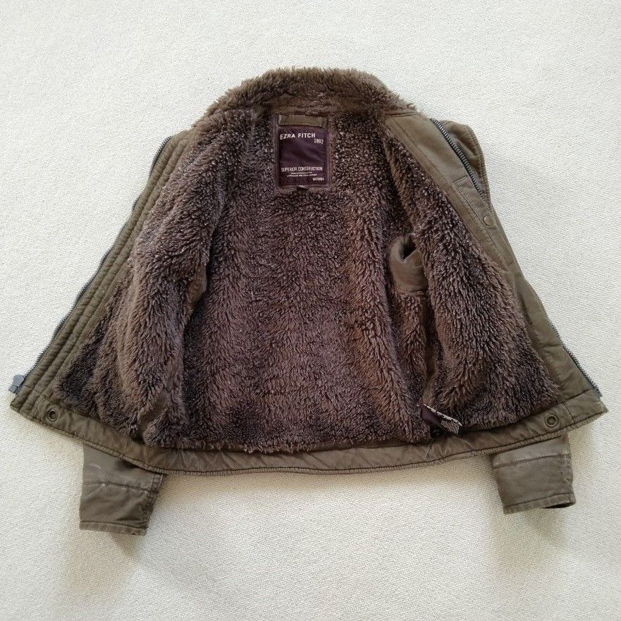 EZRA FITCH メンズ デッキジャケット S アバクロ 裏ボア EZRA FITCH メンズ デッキジャケット S アバクロ 裏ボア