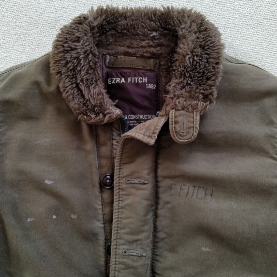 EZRA FITCH メンズ デッキジャケット S アバクロ 裏ボア EZRA FITCH メンズ デッキジャケット S アバクロ 裏ボア