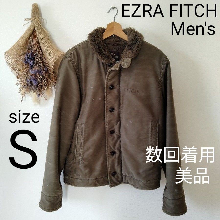 EZRA FITCH メンズ デッキジャケット S アバクロ 裏ボア EZRA FITCH メンズ デッキジャケット S アバクロ 裏ボア