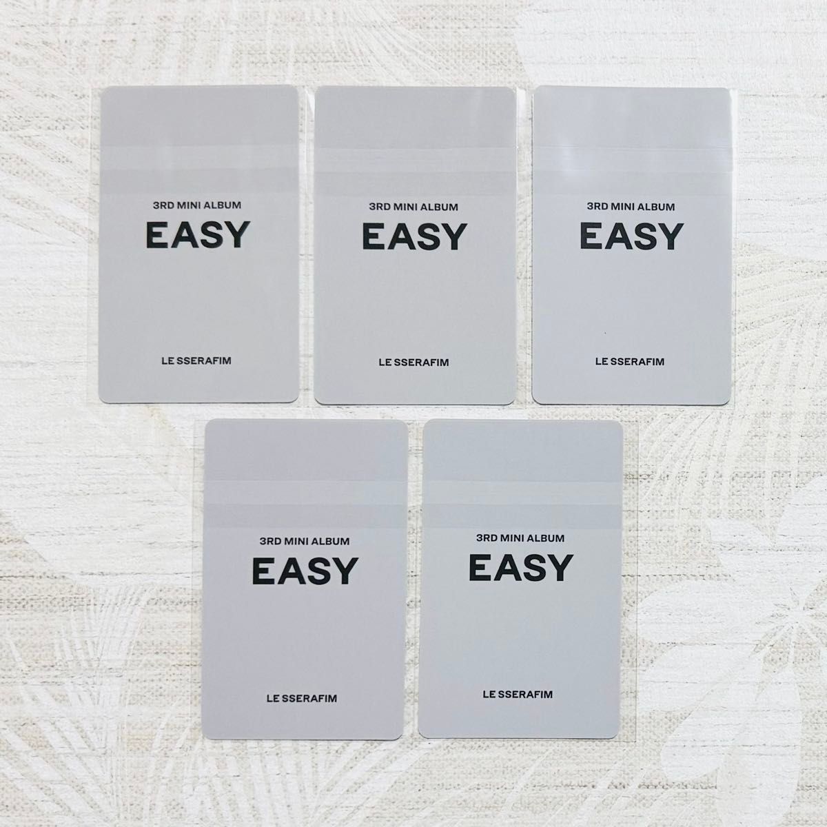 LE SSERAFIM EASY トレカ 来日記念 ラキドロ ファンクラブ限定 LE SSERAFIM EASY トレカ 来日記念 ラキドロ ファンクラブ限定