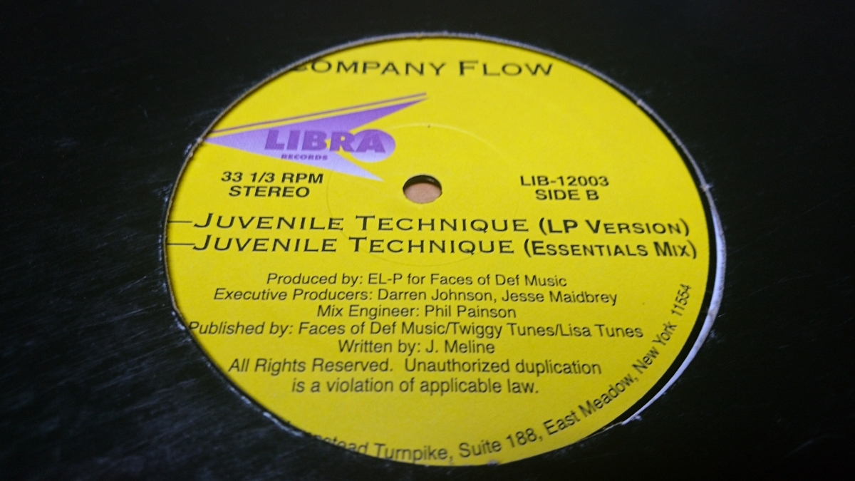 Company Flow/Juvenile Technique 12_画像3