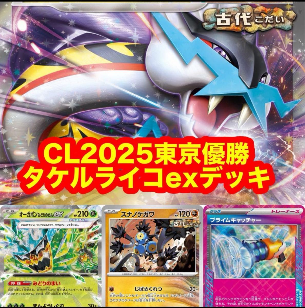2025 CL東京】 【優勝構築 】タケルライコexデッキ|Yahoo 2025 CL東京】 【優勝構築 】タケルライコexデッキ|Yahoo
