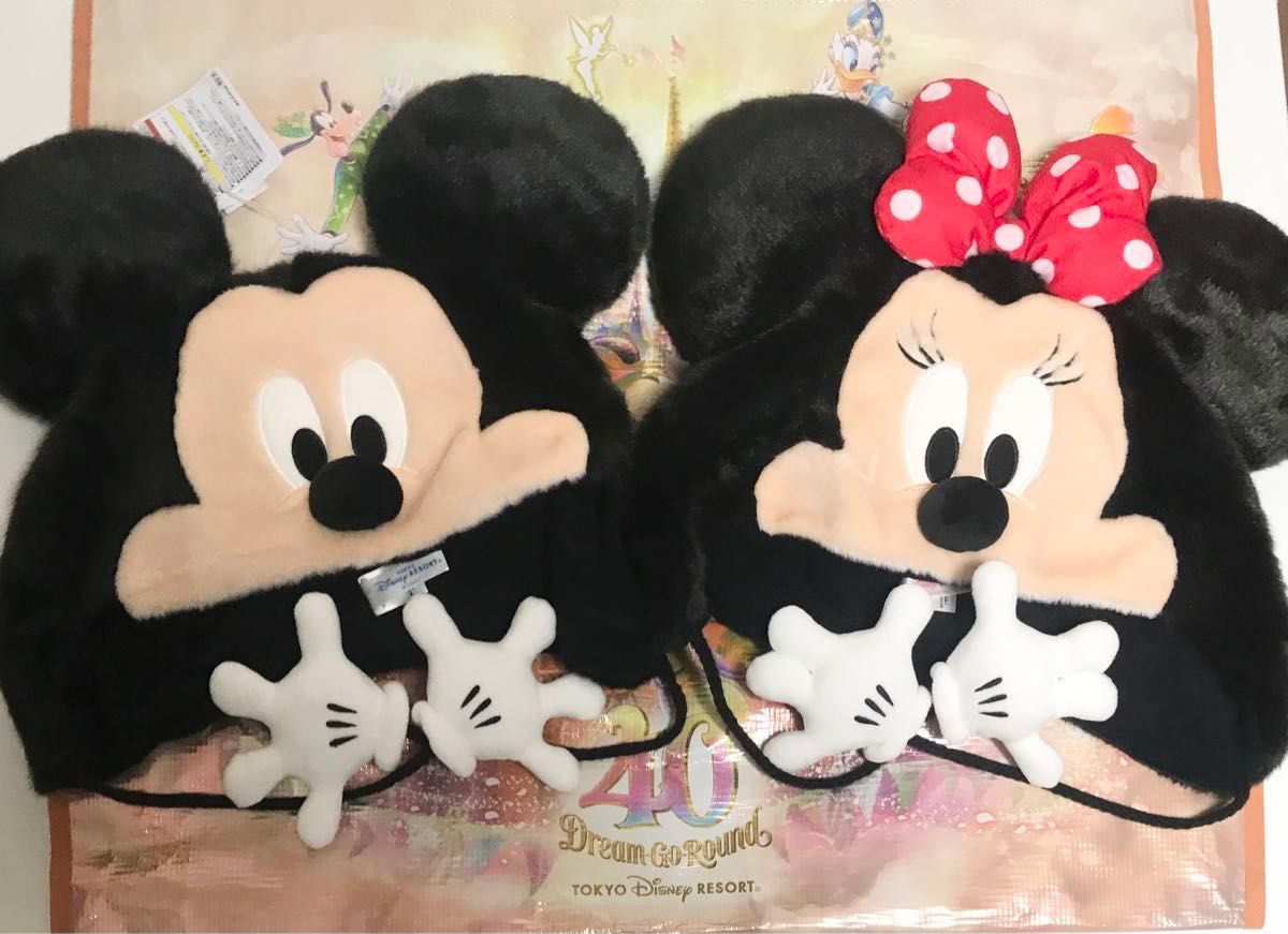 新品未使用タグ付き ディズニー ファンキャップ ミッキー ミニー 新品未使用タグ付き ディズニー ファンキャップ ミッキー ミニー