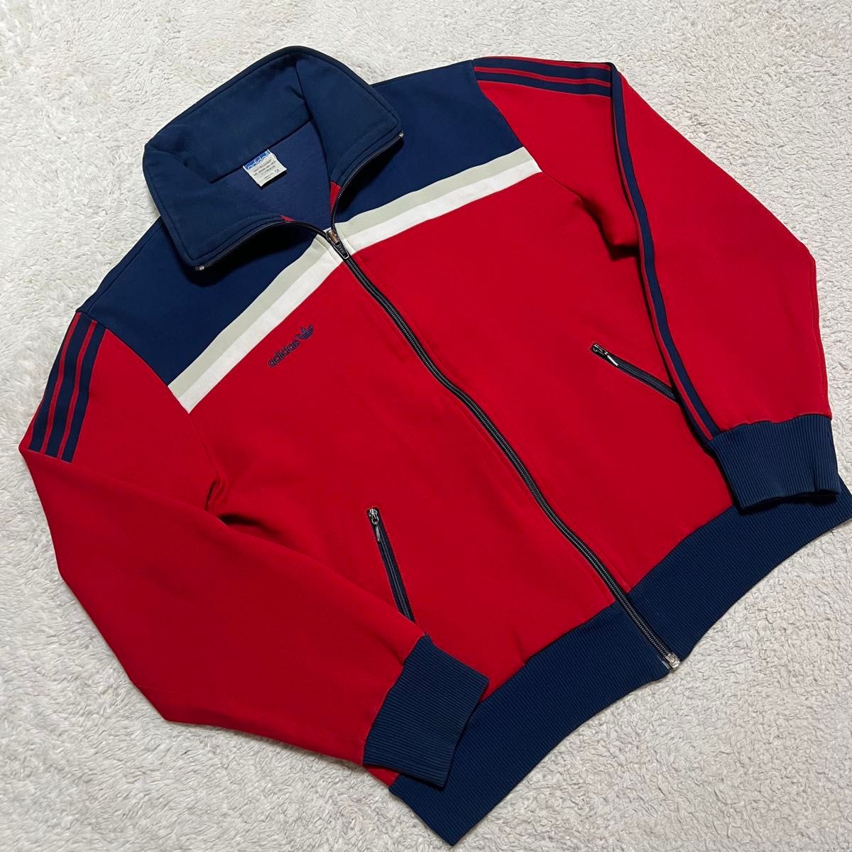 70s 西ドイツ製 adidas トラックジャケット ジャージ サイズ 2 70s 西ドイツ製 adidas トラックジャケット ジャージ サイズ 2