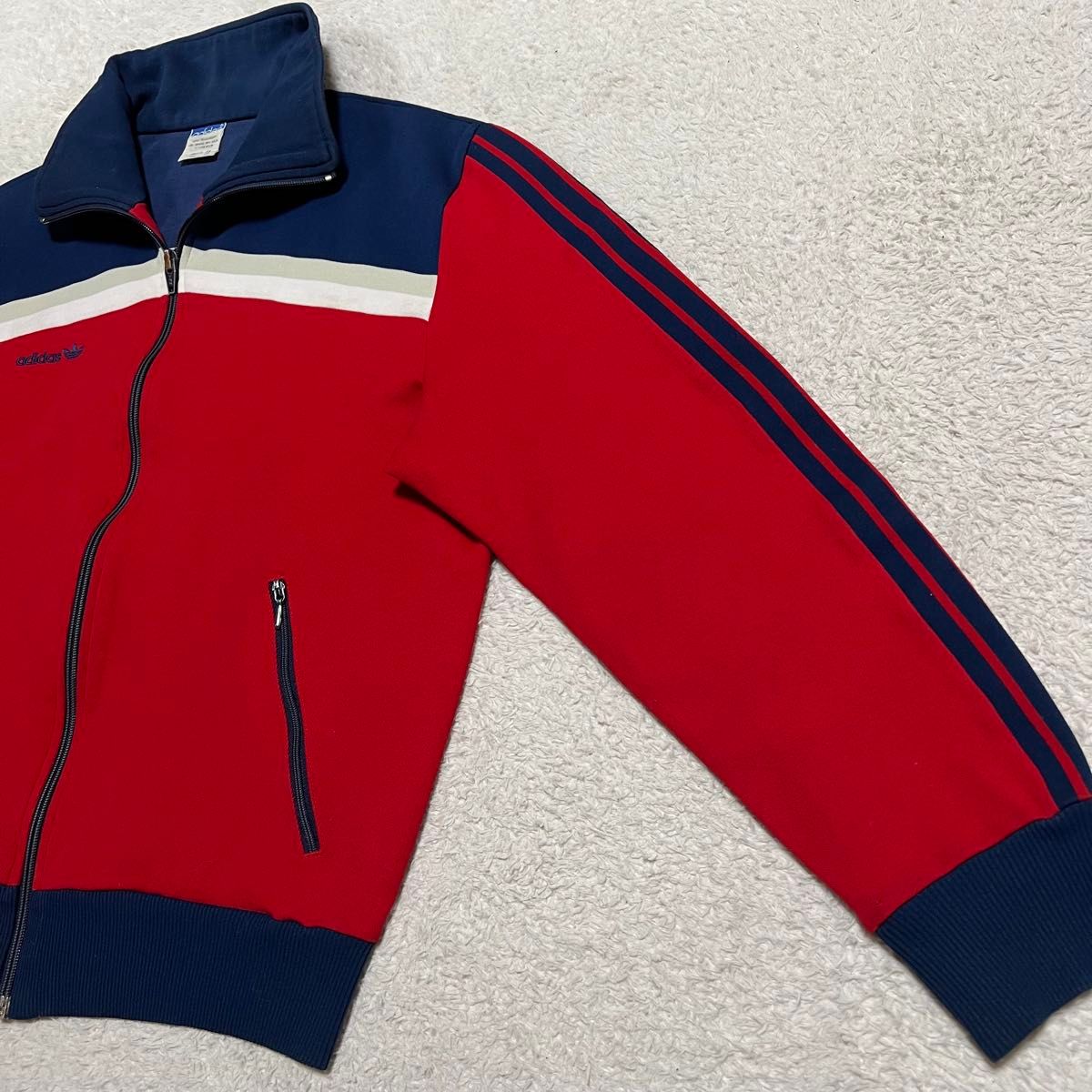 70s 西ドイツ製 adidas トラックジャケット ジャージ サイズ 2 70s 西ドイツ製 adidas トラックジャケット ジャージ サイズ 2