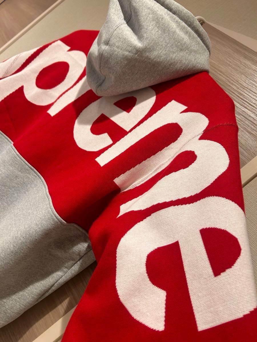 Supreme Big Logo Jacquard Hooded Sweatshirt Supreme Big Logo Jacquard Hooded Sweatshirt