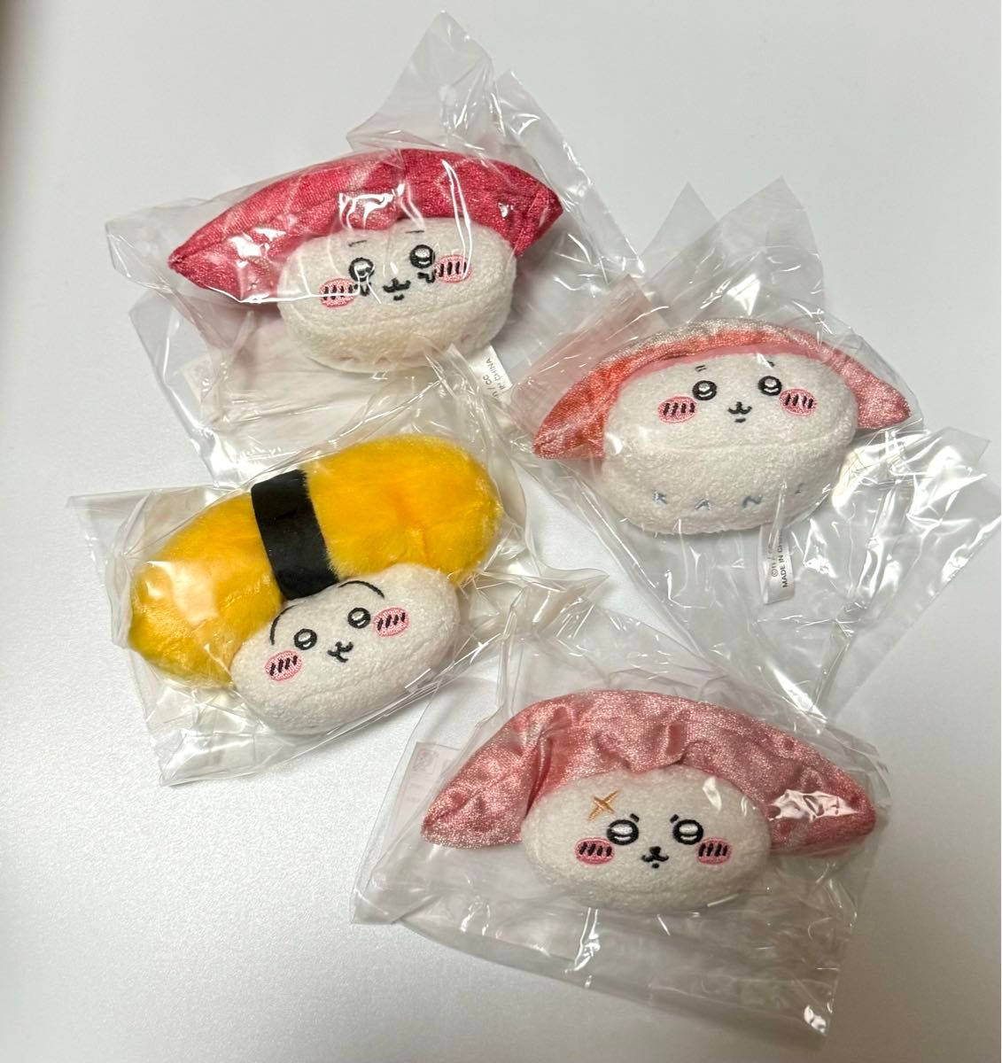 ちいかわ寿司 お寿司になっちゃったぬいぐるみ 4種類セット ちいかわ寿司 お寿司になっちゃったぬいぐるみ 4種類セット