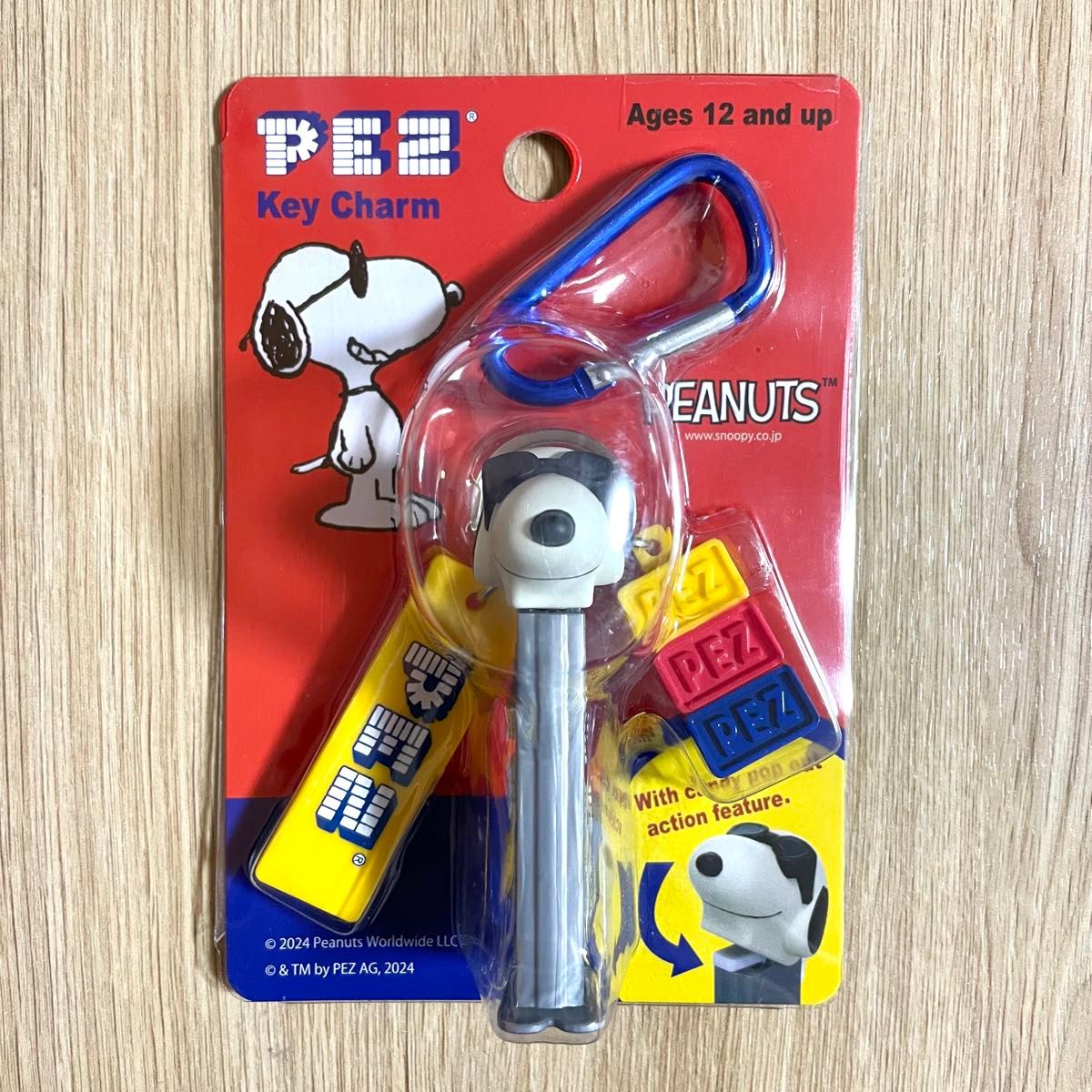 Saa ~9/24 スヌーピー、ミッキー、PEZ 3点おまとめ商品 新品未使用】 スヌーピー PEANUTS PEZ ペッツ カラビナ