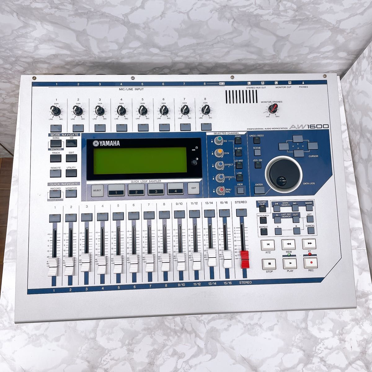 YAMAHA MTR マルチトラックレコーダー AW1600 オーディオワーク YAMAHA MTR マルチトラックレコーダー AW1600 オーディオワーク