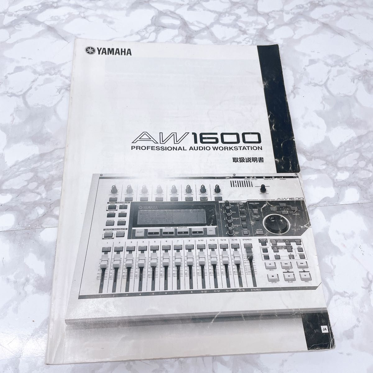 YAMAHA MTR マルチトラックレコーダー AW1600 オーディオワーク YAMAHA MTR マルチトラックレコーダー AW1600 オーディオワーク