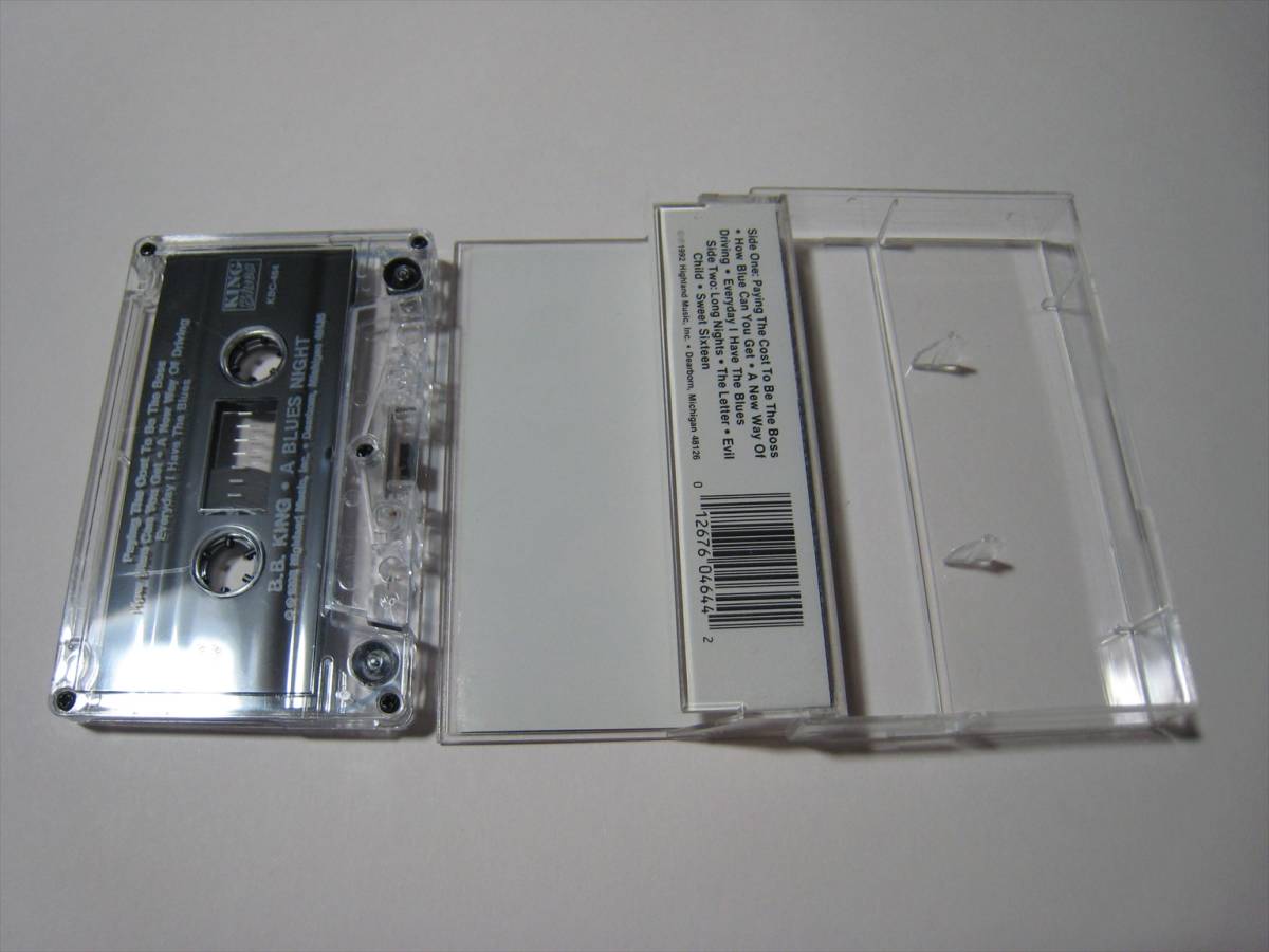 【カセットテープ】 B.B. KING / A BLUES NIGHT US版 Ｂ・Ｂ・キング_画像4