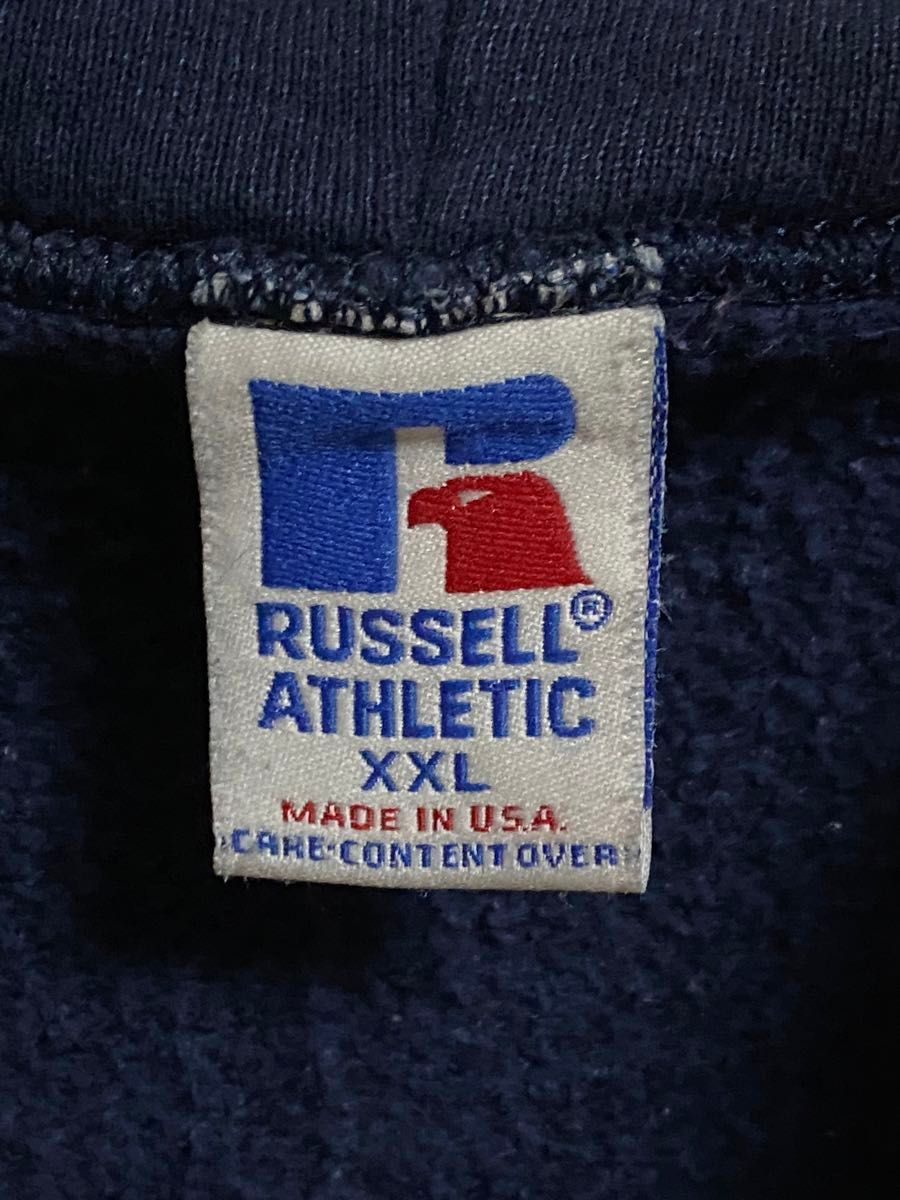 USA製 ラッセル スウェット フルジップ XXL 古着 ビンテージ USA製 ラッセル スウェット フルジップ XXL 古着 ビンテージ