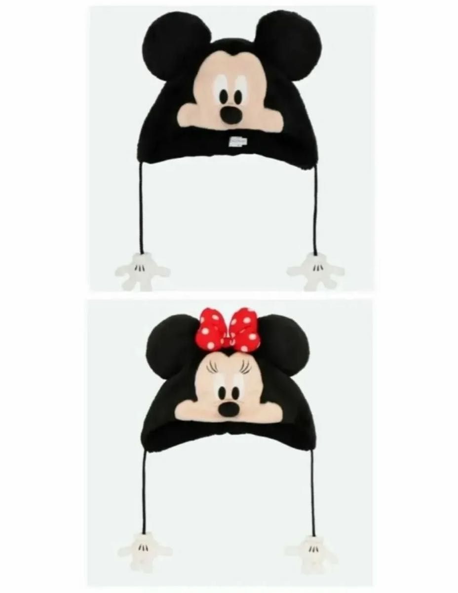 ディズニー ファンキャップ58cm ミッキー ミニー2点セット ディズニー ファンキャップ58cm ミッキー ミニー2点セット